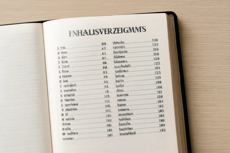 bibel inhaltsverzeichnis
