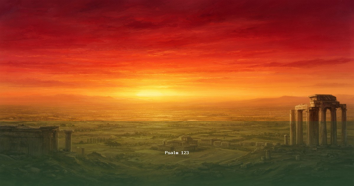 Psalm 123 — Shir Hama'alot | Text, Bedeutung und Betrachtung