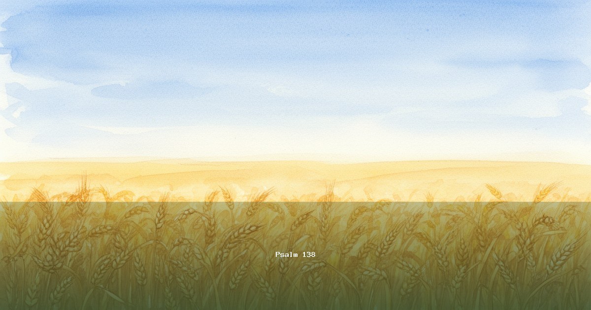 Psalm 138 — Ledavid | Text, Bedeutung und Betrachtung