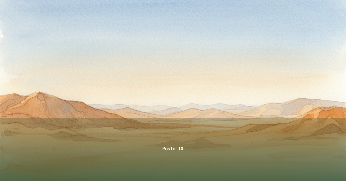 Psalm 16 — Miktam | Text, Bedeutung und Betrachtung
