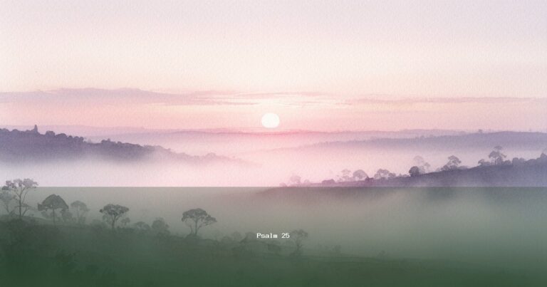 Psalm 25 — Ledavid | Text, Bedeutung und Betrachtung