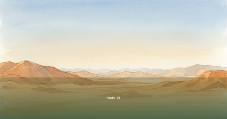 Psalm 56 — Miktam | Text, Bedeutung und Betrachtung