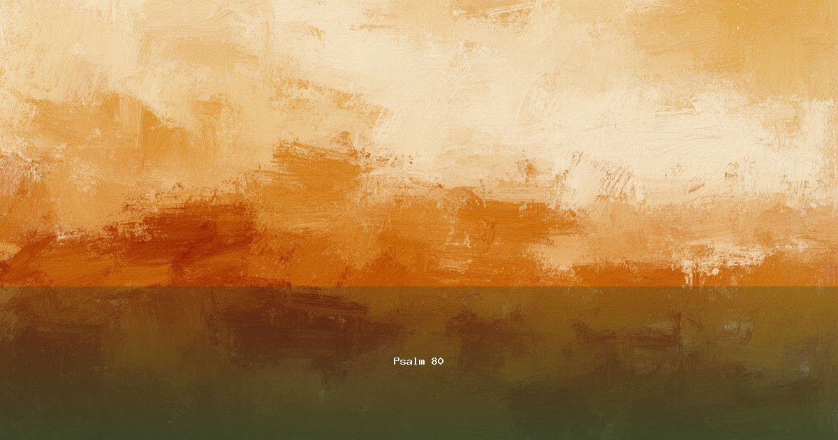 Psalm 80 — Al-Shoshanim | Text, Bedeutung und Betrachtung