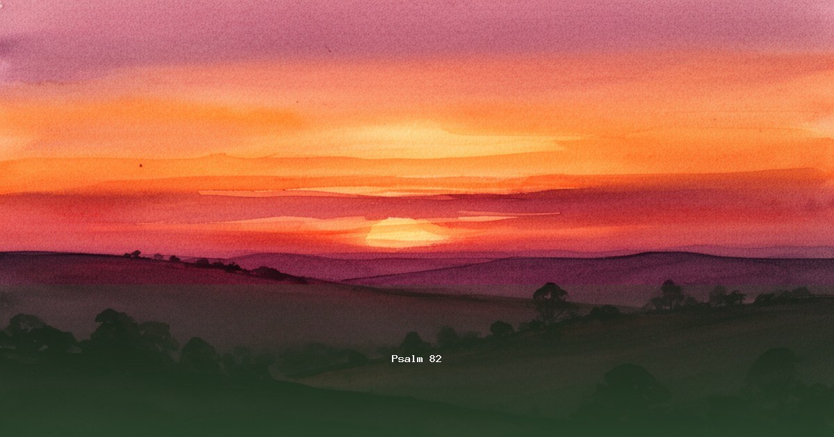 Psalm 82 — Mizmor | Text, Bedeutung und Betrachtung